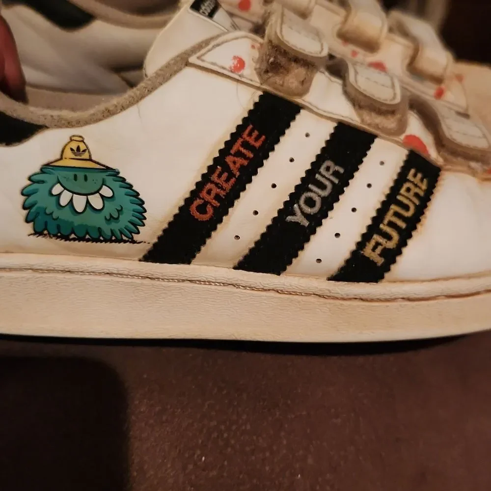 Adidas Superstar Create Your Future Athletic Shoes Youth 3